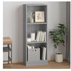 Image de Bibliothèque 3 niveaux Sonoma gris 40x24x109 cm