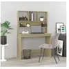 Image de Bureau avec étagères Chêne sonoma 102x45x148 cm