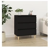 Image de Buffet Noir 60x35x70 cm Bois d ingénierie