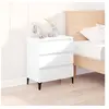 Image de Buffet Blanc 60x35x70 cm Bois d ingénierie