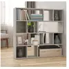 Image de Bibliothèque Séparateur de pièce Gris béton 105x24x102 cm