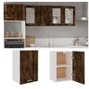 Image de Wandkast Lyon 39,5x31x60 cm bewerkt hout gerookt eikenkleurig826348