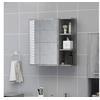 Image de Badkamerspiegelkast 62,5x20,5x64 cm bewerkt hout grijs sonoma826352