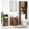 Image de Badkamerkast 60x33x61 cm bewerkt hout gerookt eikenkleurig826357