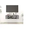 Image de Armoire TV suspendue Sonoma gris 100x30x26,5 cm Bois Ingénierie