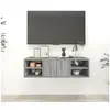 Image de Wandschap 102x30x29 cm bewerkt hout grijs sonoma eikenkleurig826364
