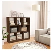 Image de Bibliothèque Chêne marron 97,5x29,5x100 cm Bois d ingénierie