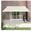 Image de Luifel uittrekbaar 4x3 m stof en aluminium cràmekleurig3154578