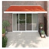 Image de Luifel uittrekbaar 3,5x2,5 m stof en aluminium oranje en bruin3154592