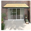 Image de Luifel uittrekbaar 3,5x2,5 m stof en aluminium geel en wit3154607