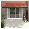 Image de Luifel uittrekbaar 3x2,5 m stof en aluminium oranje en bruin3154616