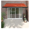 Image de Luifel uittrekbaar 3,5x2,5 m stof en aluminium oranje en bruin3154617