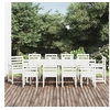 Image de 11-delige Tuinset massief grenenhout wit3154720