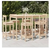 Image de Ensemble de bar de jardin 7 pcs Bois de pin massif, ensemble de bar, ensemble de meubles, ensemble de bar extérieur, 3154760