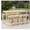 Image de Ensemble de bar de jardin 9 pcs Bois de pin massif, ensemble de bar, ensemble de meubles, ensemble de bar extérieur, 3154765