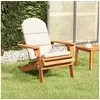 Image de Lot de 2 chaise exterieur pliable H. 90 cm en acacia marron