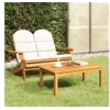Image de Ensemble de salon de jardin Adirondack 2 pcs bois acacia solide