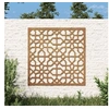 Image de Décoration murale jardin 55x55 cm acier corten design mauresque 824478