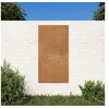 Image de Décoration murale jardin 105x55cm acier corten design du soleil 824490