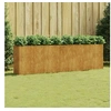 Image de Lit surélevé de jardin 280x40x80 cm acier corten