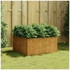 Image de Jardinière 80x80x40 cm acier corten