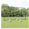 Image de Filet de rebond de football noir 366x90x183 cm PEHD, filet, filet de sport, équipement de football, équipement 93762