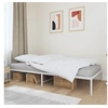 Image de Bedframe metaal wit 100x200 cm350908