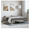 Image de Bedframe metaal wit 150x200 cm350915