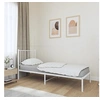 Image de Bedframe met hoofdbord metaal wit 80x200 cm350922