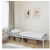 Image de Bedframe met hoofdbord metaal wit 90x190 cm350923