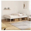Image de Bedframe met hoofdbord metaal wit 140x200 cm350932