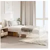 Image de Bedframe met hoofd- en voeteneinde metaal wit 90x200 cm350942