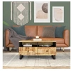 Image de Table basse 80x54x40 cm Bois de manguier solide et d ingénierie