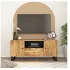 Image de Meuble TV, Armoire de Télévision avec Etagère, Meuble Télé avec Compartiment Salon, Rustique, Bois de Manguier et d'Ingénierie