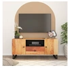 Image de Meuble TV 105x33,5x46 cm bois d acacia solide et d ingénierie