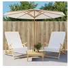 Image de Strandhanddoeken 2 st 400 g/m² 60x135 cm stof wit362669