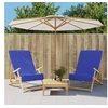 Image de Strandhanddoeken 2 st 400 g/m² 60x135 cm stof koningsblauw362677