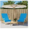 Image de Strandhanddoeken 2 st 400 g/m² 60x135 cm stof turquoise362679