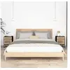 Image de Tables de chevet 2 pcs noir 40x30x55,5cm bois ingénierie et fer352094