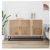 Image de Buffet blanc 105x30x65 cm bois d ingénierie