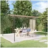 Image de Luifel 4x3 m 180 g/m² stof en staal taupe362396