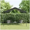 Image de Tuinpaviljoen 3x3 m staal en stof antracietkleurig362450