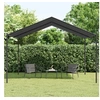 Image de Tente à auvent anthracite 4x4 m acier et tissu