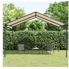Image de Tente à auvent beige 4x4 m acier et tissu