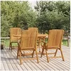 Image de 5-delige Tuinset massief teakhout3154915