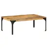 Image de Table Basse, Table d'Appoint avec Pieds, Bout de Canapé, Meuble de Salon Salle de Séjour Intérieur, Marron Bois de 352018