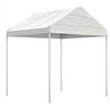 Image de Prieel met dak 2,28x2,23x2,69 m polyetheen wit362635