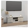 Image de Meuble TV avec porte Gris béton 102x30x36 cm