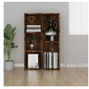 Image de Bibliothèque Buffet chêne fumé 50x25x80 cm bois d ingénierie