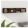 Image de Etagère murale à CD Chêne fumé 100x18x18 cm Bois d ingénierie